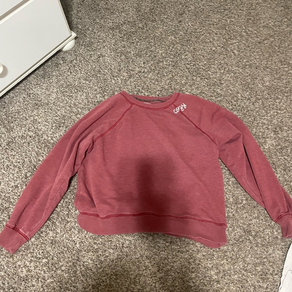 American Eagle Outfitters red crewneck